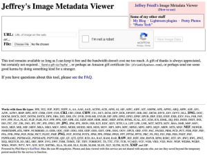 Jeffrey s metadata viewer. Missed connection. Max min html. You farted.